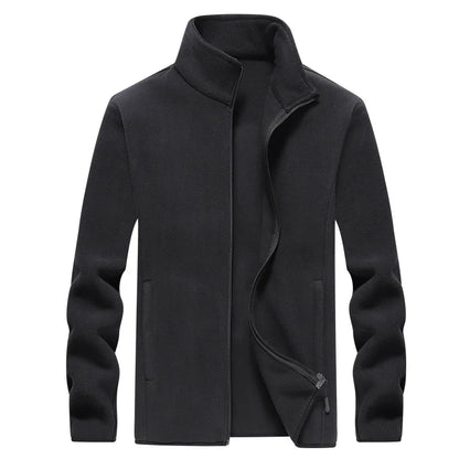 Men's Winter Fleece Windbreaker Wool Lining Jackets