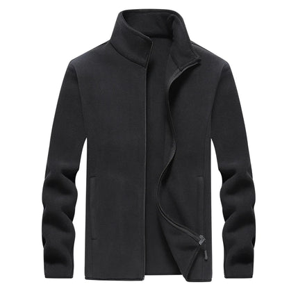Men's Winter Fleece Windbreaker Wool Lining Jackets