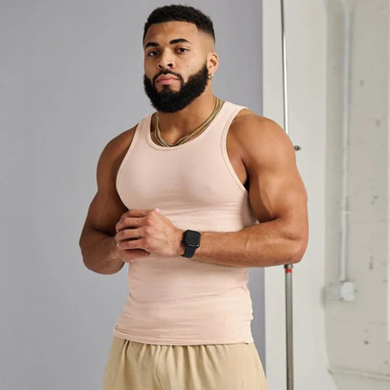 Men's Breathable Sleeveless Gym Vest