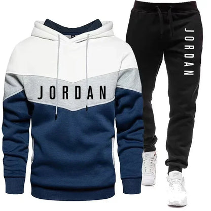 Men's Hooded Autumn Sports Tracksuit
