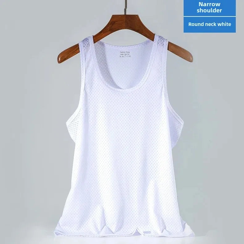 Men's Ice Silk Mesh Stringer Tank Top