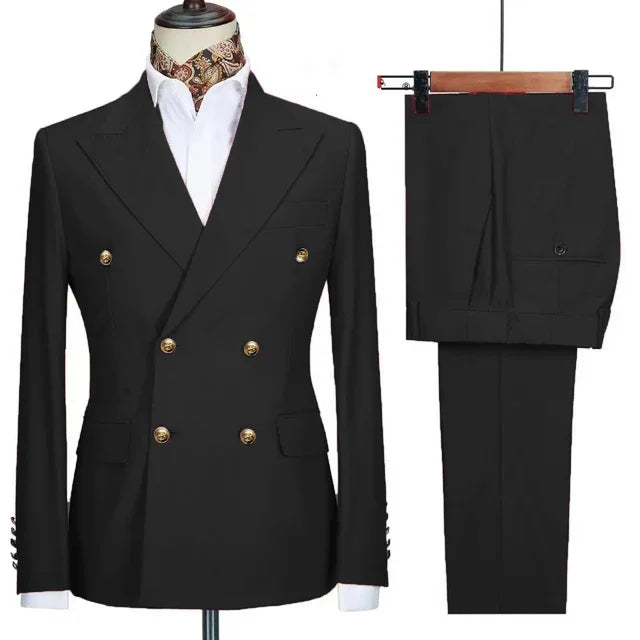 Mens Leisure Boutique Business Woolen Suit