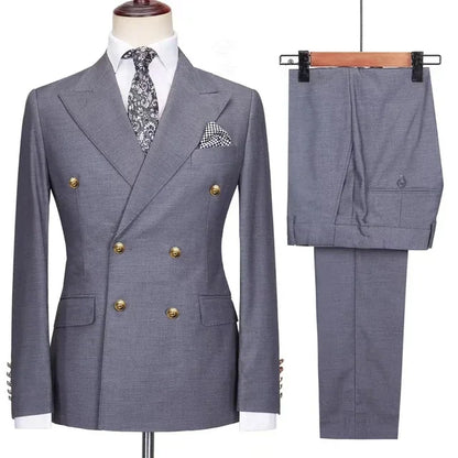 Mens Leisure Boutique Business Woolen Suit