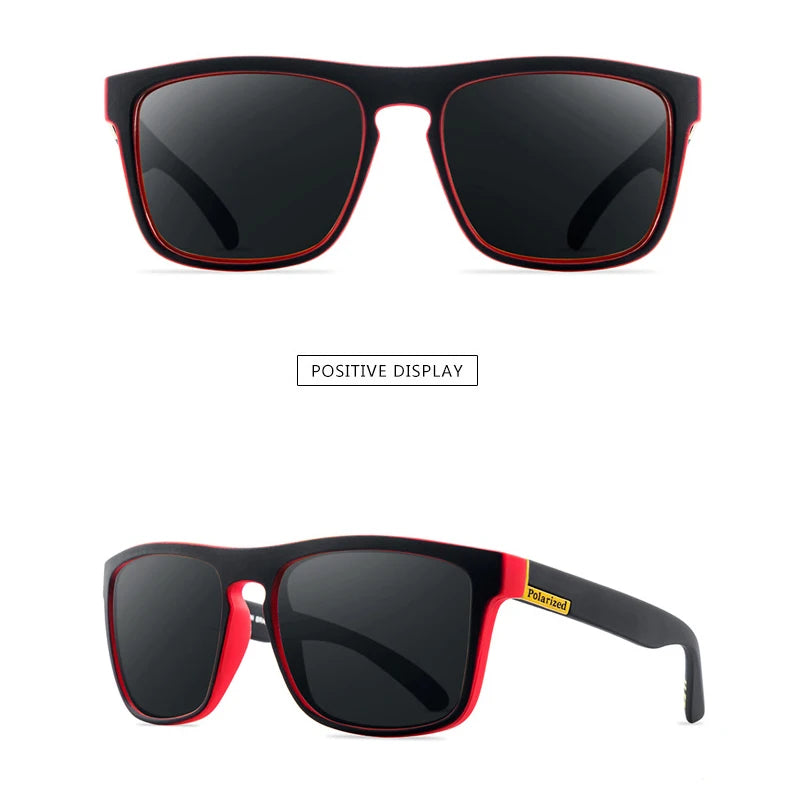 Men's Polarized Mirror Square Sunglasses