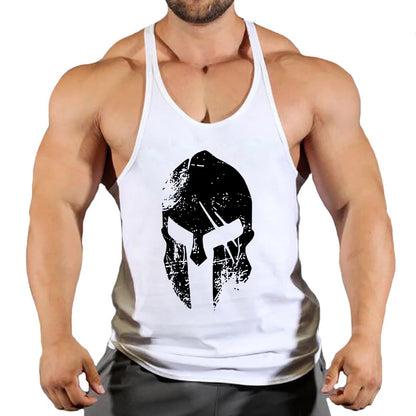 Men's Print Pattern Gym Singlet