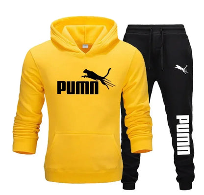 Men's Pullover Hooded Gym Tracksuit