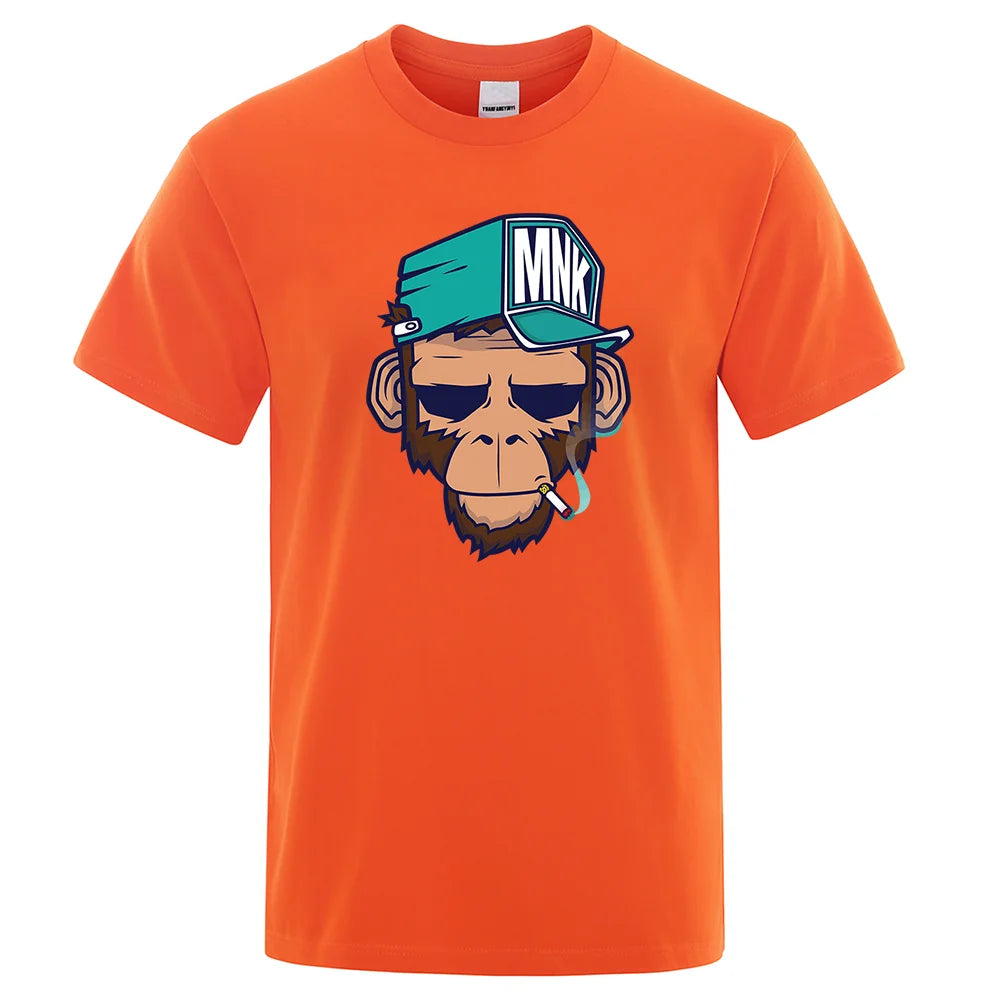 Men's Short Sleeve Animal Print T Shirt