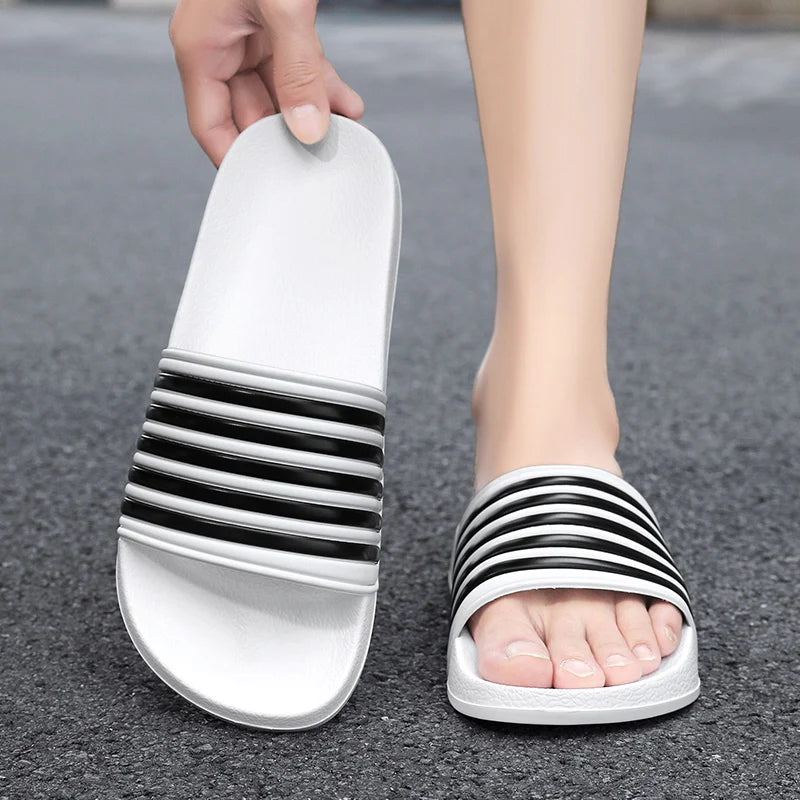 Men's Sports Outdoor Beach Linen Slippers