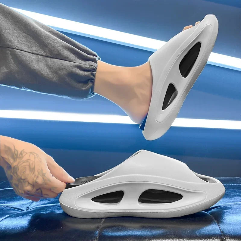 Men's Thick Bottom Summer Lounge Slippers