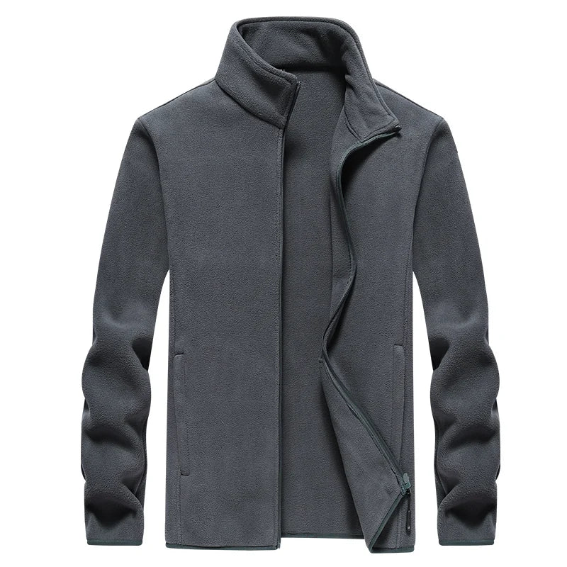 Men's Winter Fleece Windbreaker Wool Lining Jackets