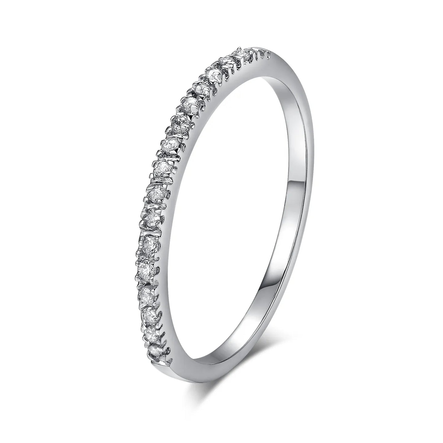 Micro Pave Zircon Stackable Tiny Rings for Women