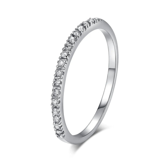 Micro Pave Zircon Stackable Tiny Rings for Women