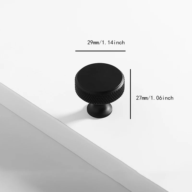 Minimalist Single Hole Round Cabinet Knobs