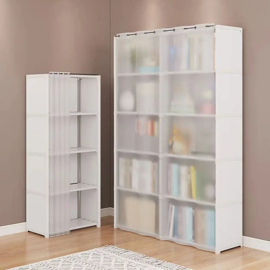 MultiLayer Dustproof Wardrobe Partition Bookshelf