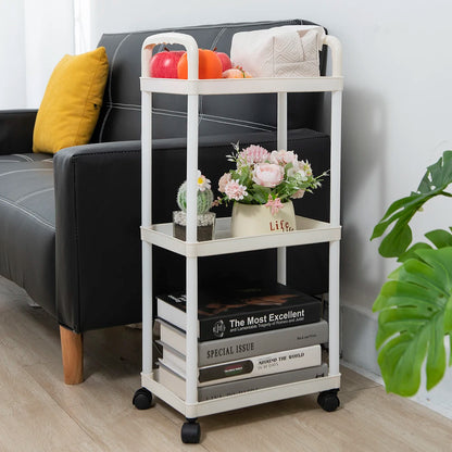 Multi-Layer Kitchen Storage Trolley Rack