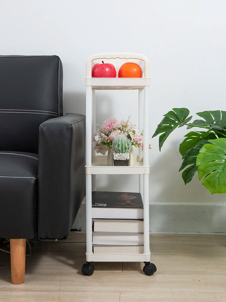 Multi-Layer Kitchen Storage Trolley Rack
