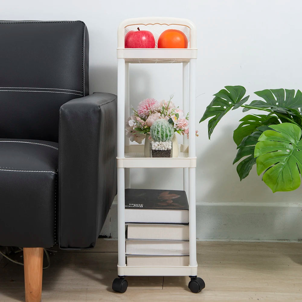 Multi-Layer Kitchen Storage Trolley Rack