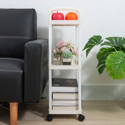 Multi Layer Kitchen Storage Trolley Rack