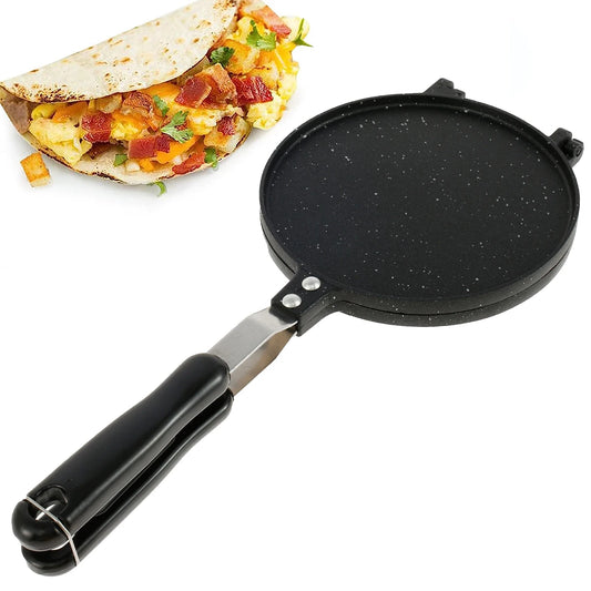 Multipurpose Handle Aluminum Tortilla Press Pan