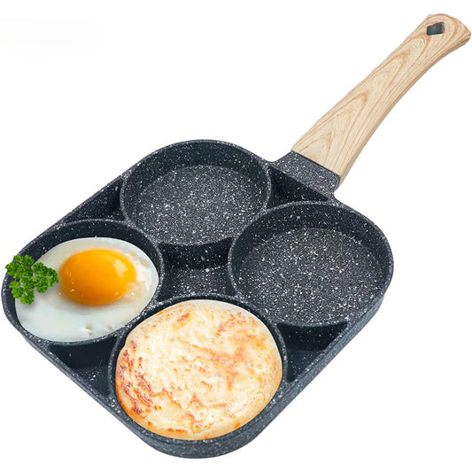 Non Stick 4 Hole Egg Frying Pan