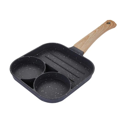 Non Stick 4 Hole Egg Frying Pan