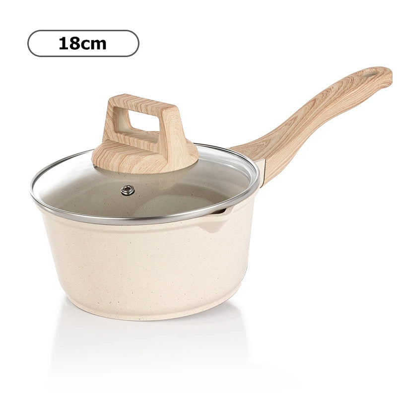 Nonstick Granite Saucepan Cookware Set