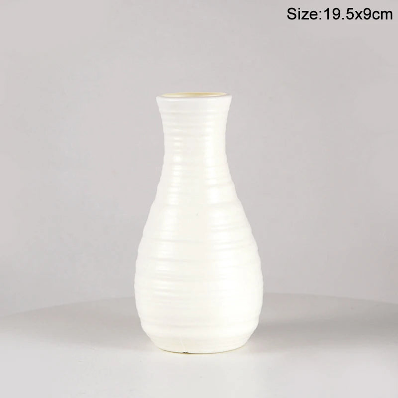 Nordic Plastic Flower Vase