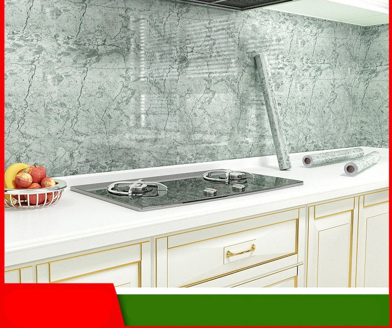 Thick Oil Proof Wall Stickers Foil Wallpaper