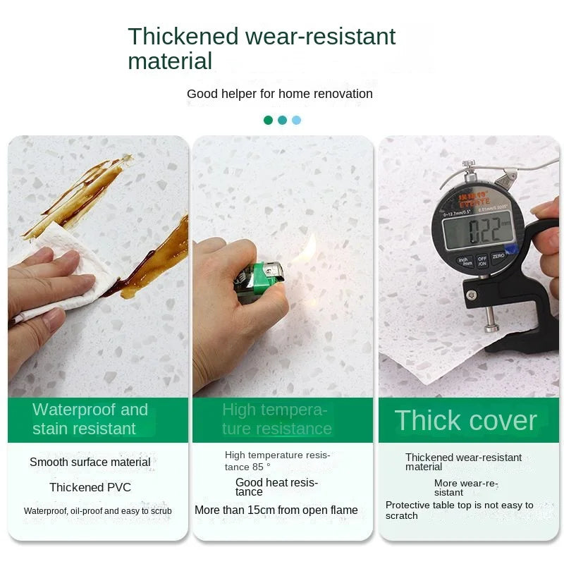 Thick Oil Proof Wall Stickers Foil Wallpaper