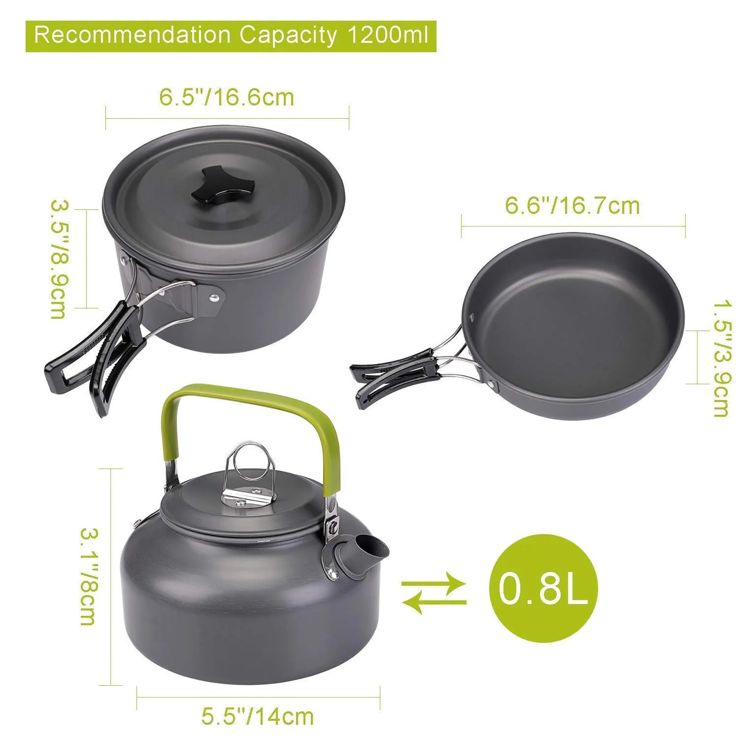 Outdoor Camping Cookware Kit