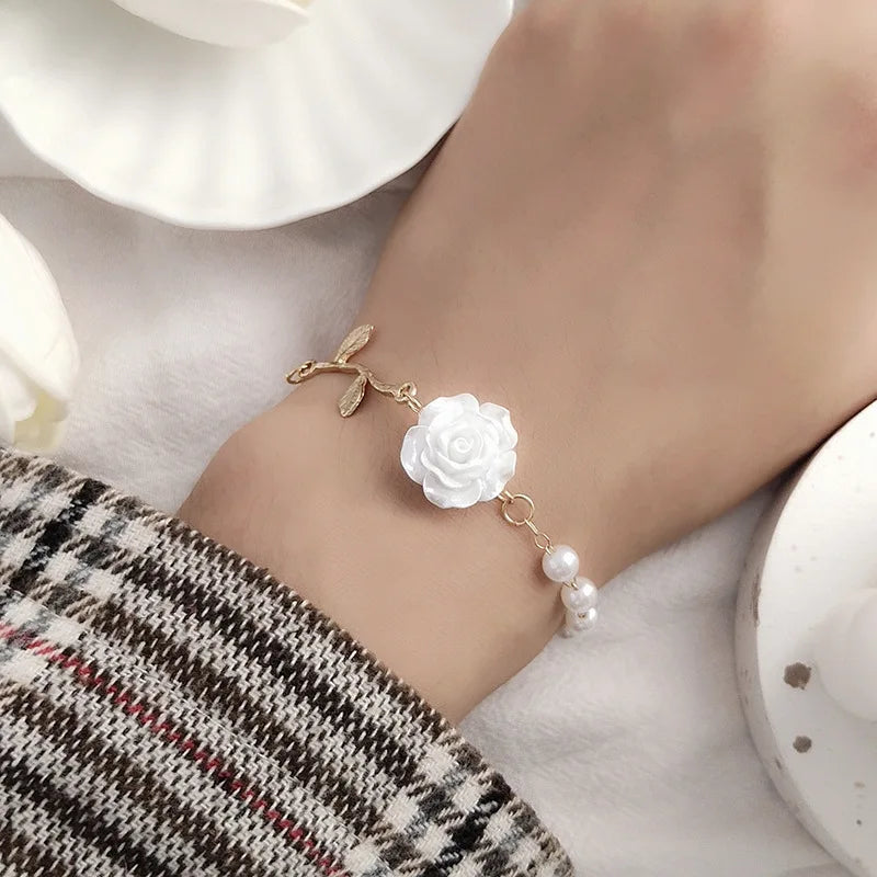 Pearl Flower Bracelet