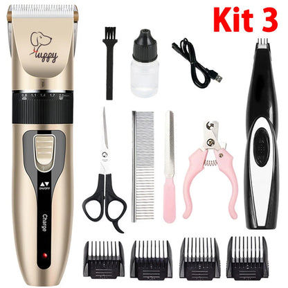 Pet Rechargeable Grooming Trimmer Kit