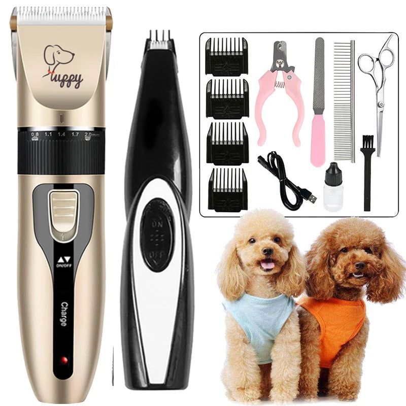 Pet Rechargeable Grooming Trimmer Kit