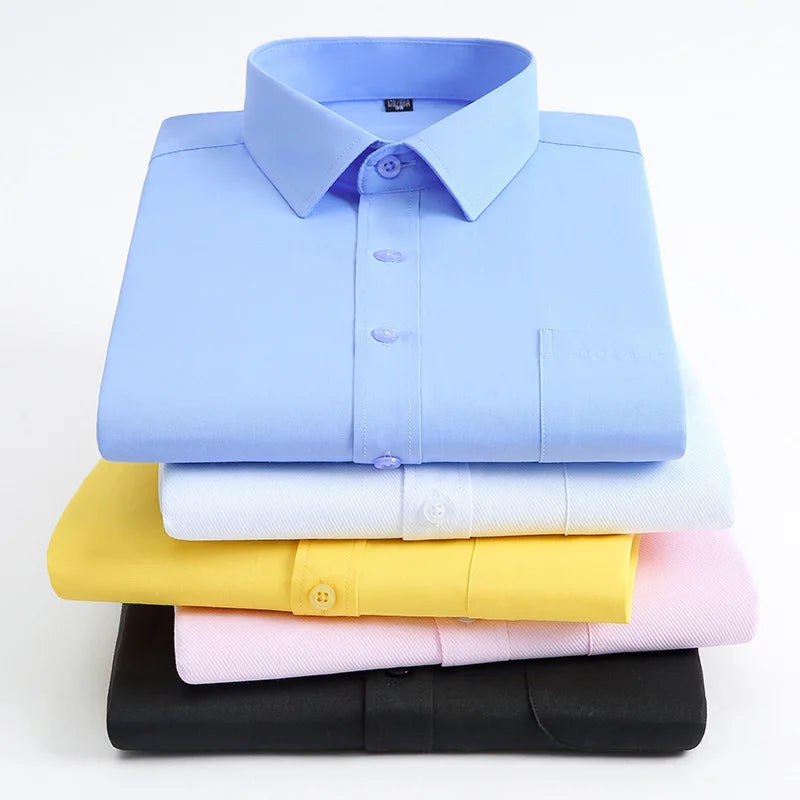 Plus Size Men's Business Casual Shirts