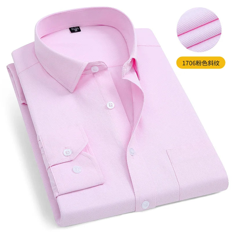 Plus Size Men's Business Casual Shirts