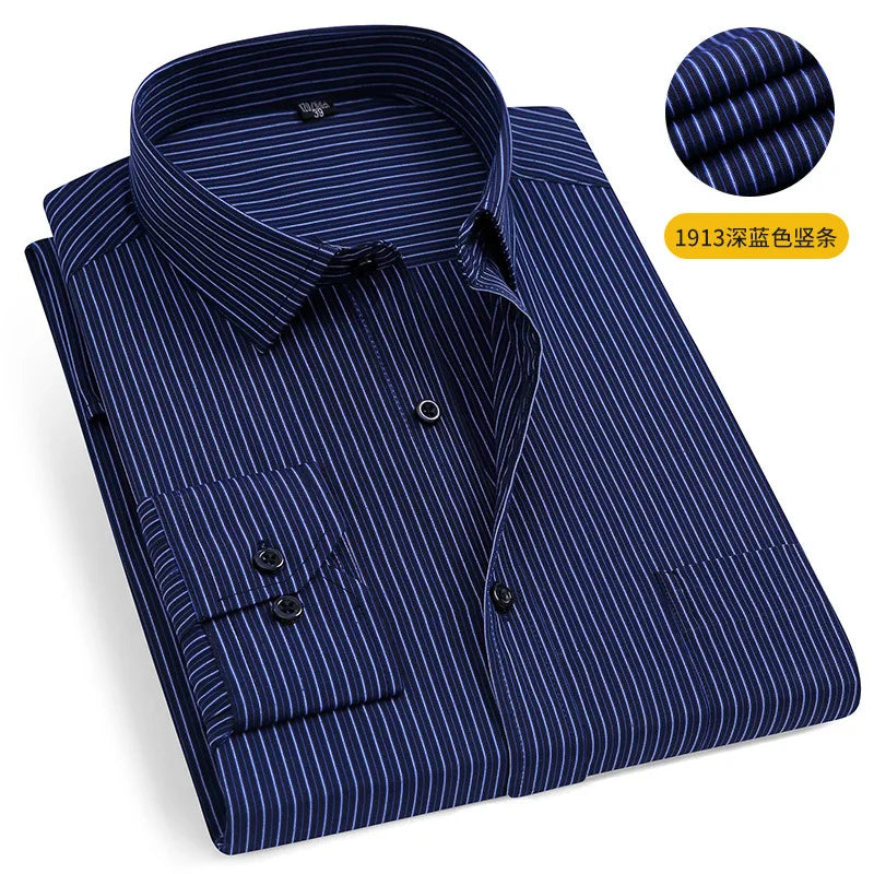 Plus Size Men's Business Casual Shirts