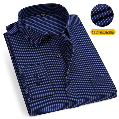Plus Size Men's Business Casual Shirts