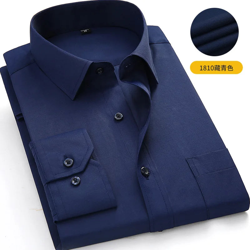 Plus Size Men's Business Casual Shirts