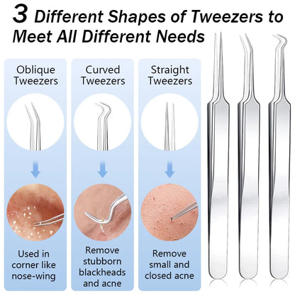 Pore Cleaning Care Ultra Fine Needle Tweezer