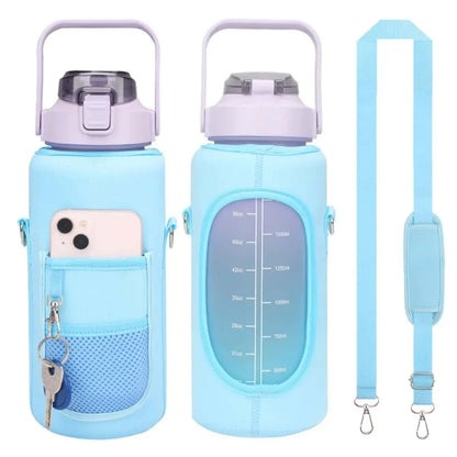 1PC Cover Bag Pouch Shoulder Strap Bottle