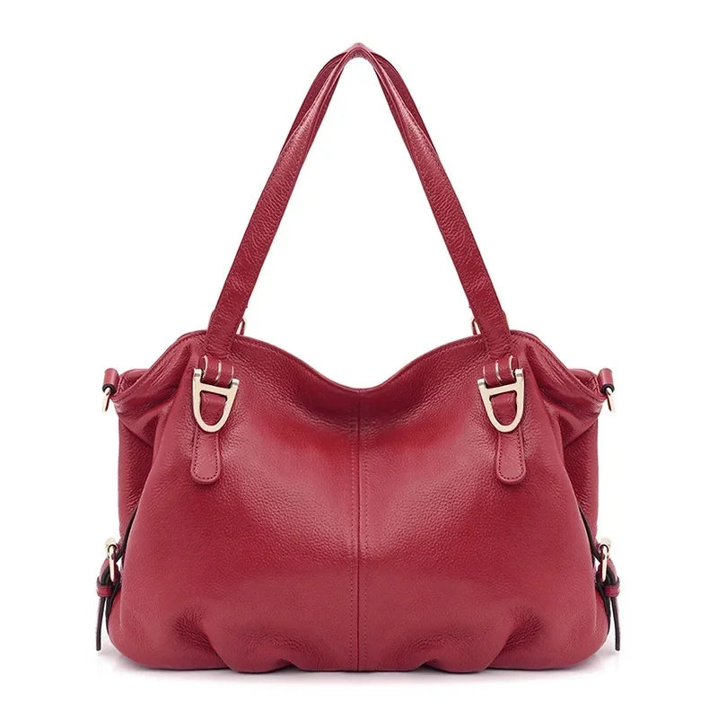 Premium Top-Layer Cowhide Shoulder Bag