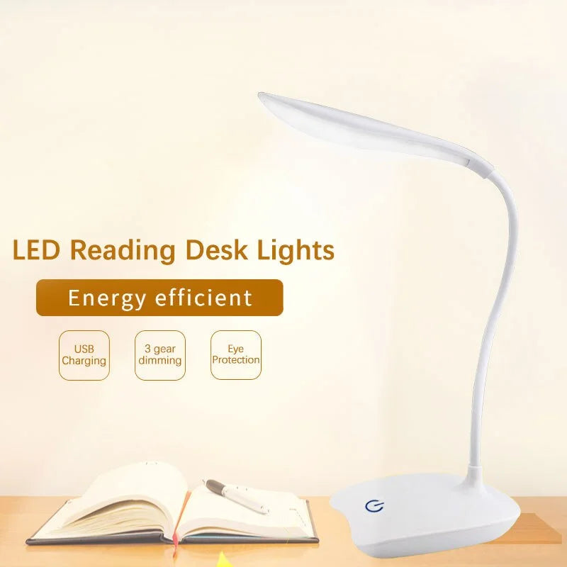 Rechargeable Eye Protection Bedroom LED Desk Lamp