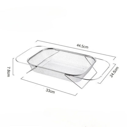 Rectangle Kitchen Drain Basket Flatware Storage