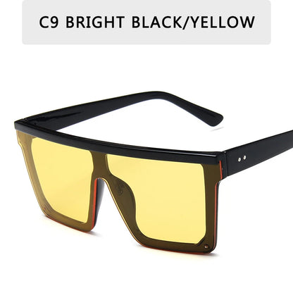Retro Big Frame Gradient UV400 Sunglasses