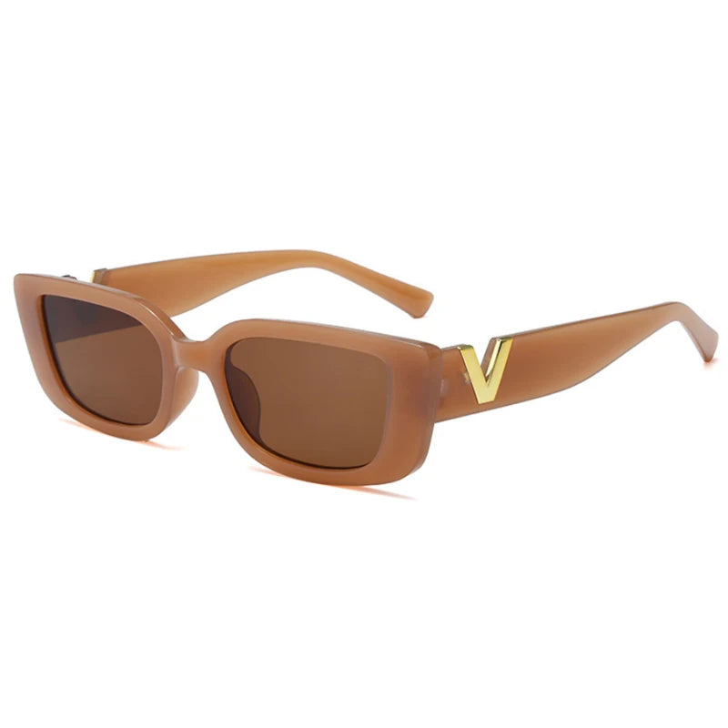 Retro Cat Eye UV400 Rectangle Sunglasses