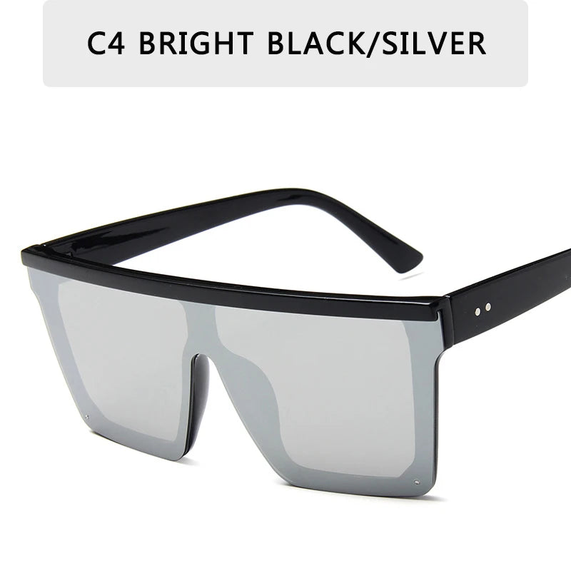 Retro Big Frame Gradient UV400 Sunglasses