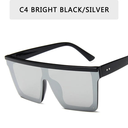 Retro Big Frame Gradient UV400 Sunglasses