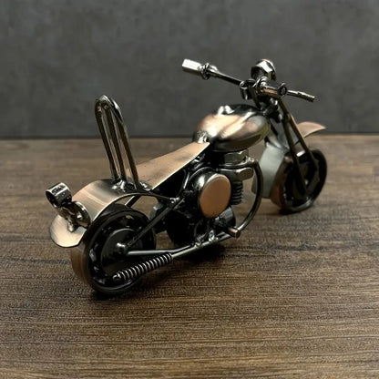 Retro Home Decor Handmade Metal Motorcycle