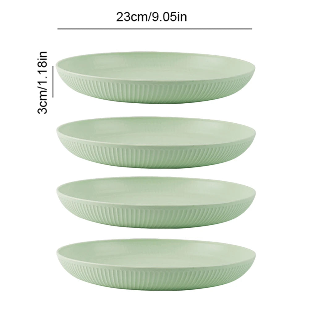 Round Colorful Plates