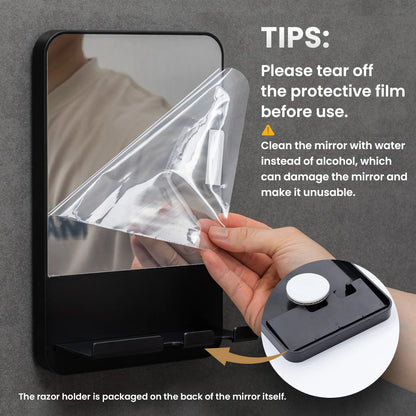 Rust-Proof Anti Fog Bathroom Mirror